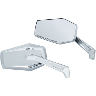 Kuryakyn Mirror Hex Wide Angle Chrome 5918