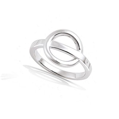 Bague En Argent Massif 925 Avec Zirconium - Taille 54 - Évidée - Garanti Sans Nickel - Neuf