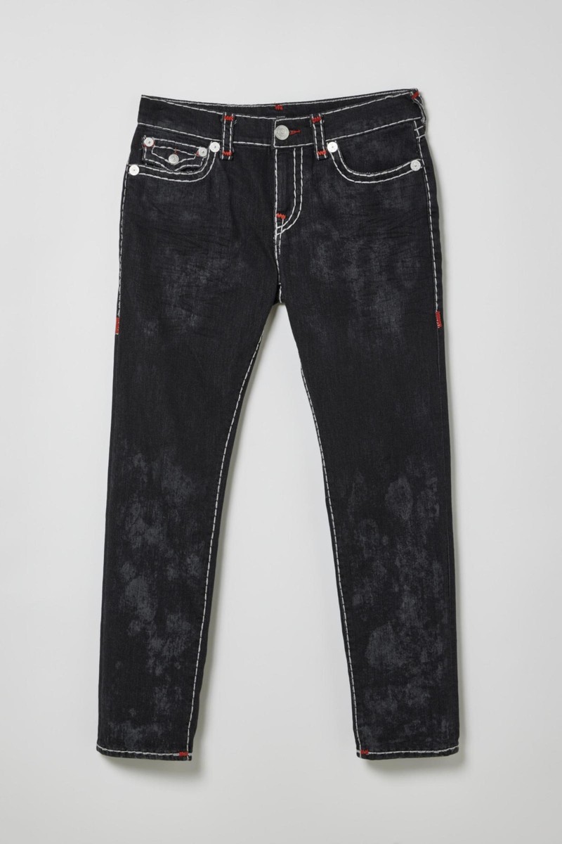 True Religion Rocco Super T Stitch Relaxed Skinny Men's Slim Fit