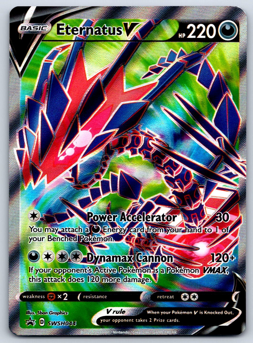 Eternatus V - Premium Collection Promo SWSH044 Pokemon Card NM