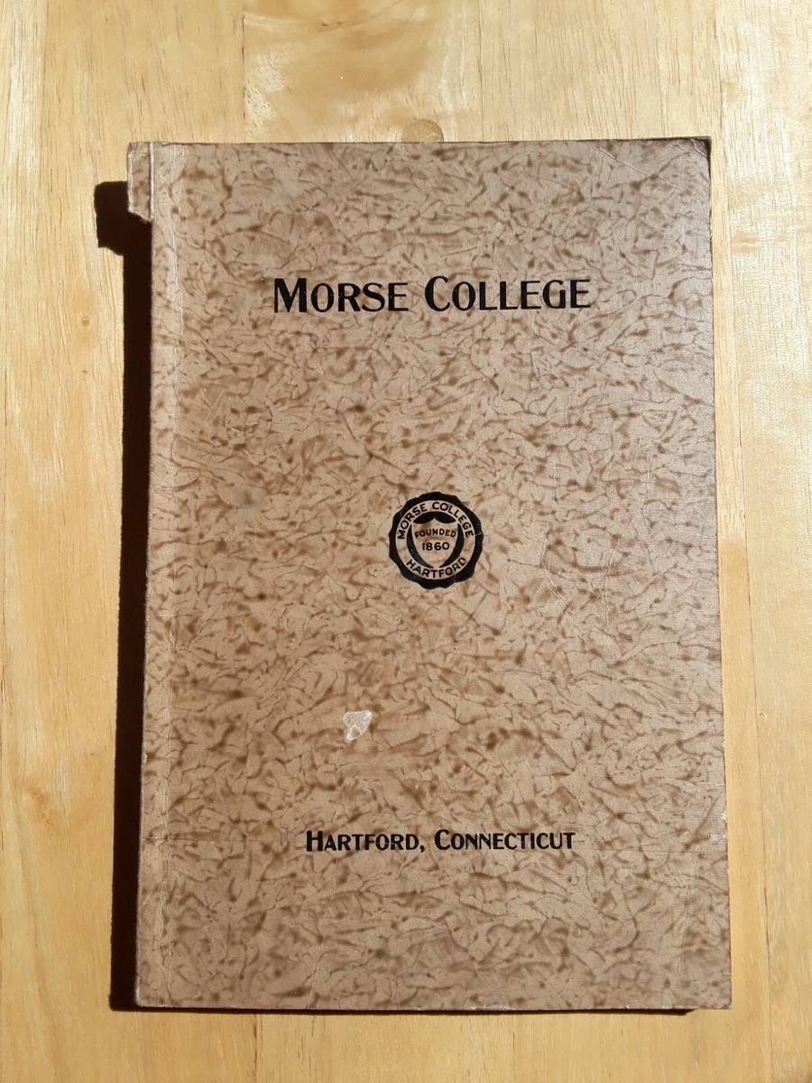 Vintage RARE 1930s Morse Business College Hartford CT Courses Calendar  Catalogue | eBay