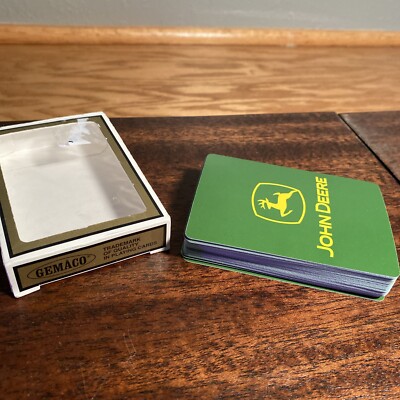 Vintage Gemaco Bridge John Deere Playing Cards USA Cards Crisp Unplayed