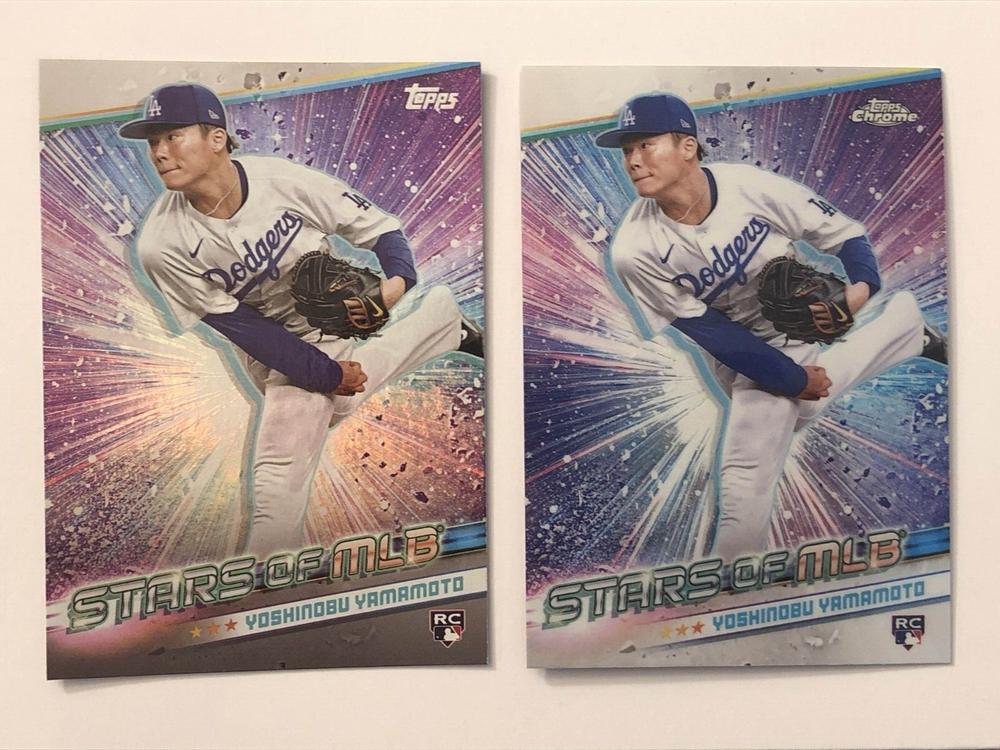 2024 TOPPS SERIES 2 STARS OF MLB & Chrome COMPLETE YOUR SET YOU PICK 31-60