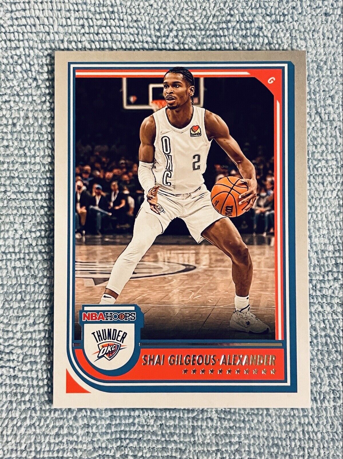 2022-23 Panini NBA Hoops Shai Gilgeous-Alexander #201 Oklahoma City Thunder