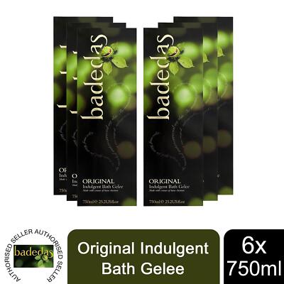 Badedas Original Verwöhnbad Gelee mit Kastanienextrakt 750ml, 6er Pack