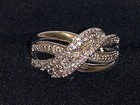 *ASTONISHINGLY BEAUTIFUL* Kay Jewelers Sterling Silver Diamond Ring (Size 7) — photo 3