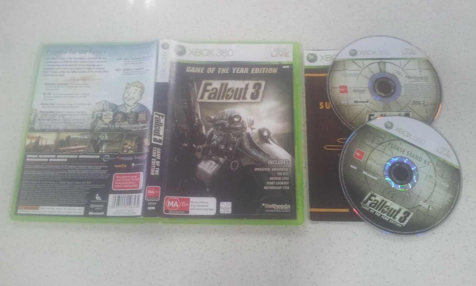 Jogo Fallout 3 Game Of The Year Edition Xbox 360 Física Pal