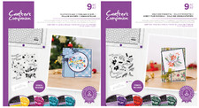 Crafter's Companion Everyday Christmas Interchangeable Stamps  Stencils Bundle