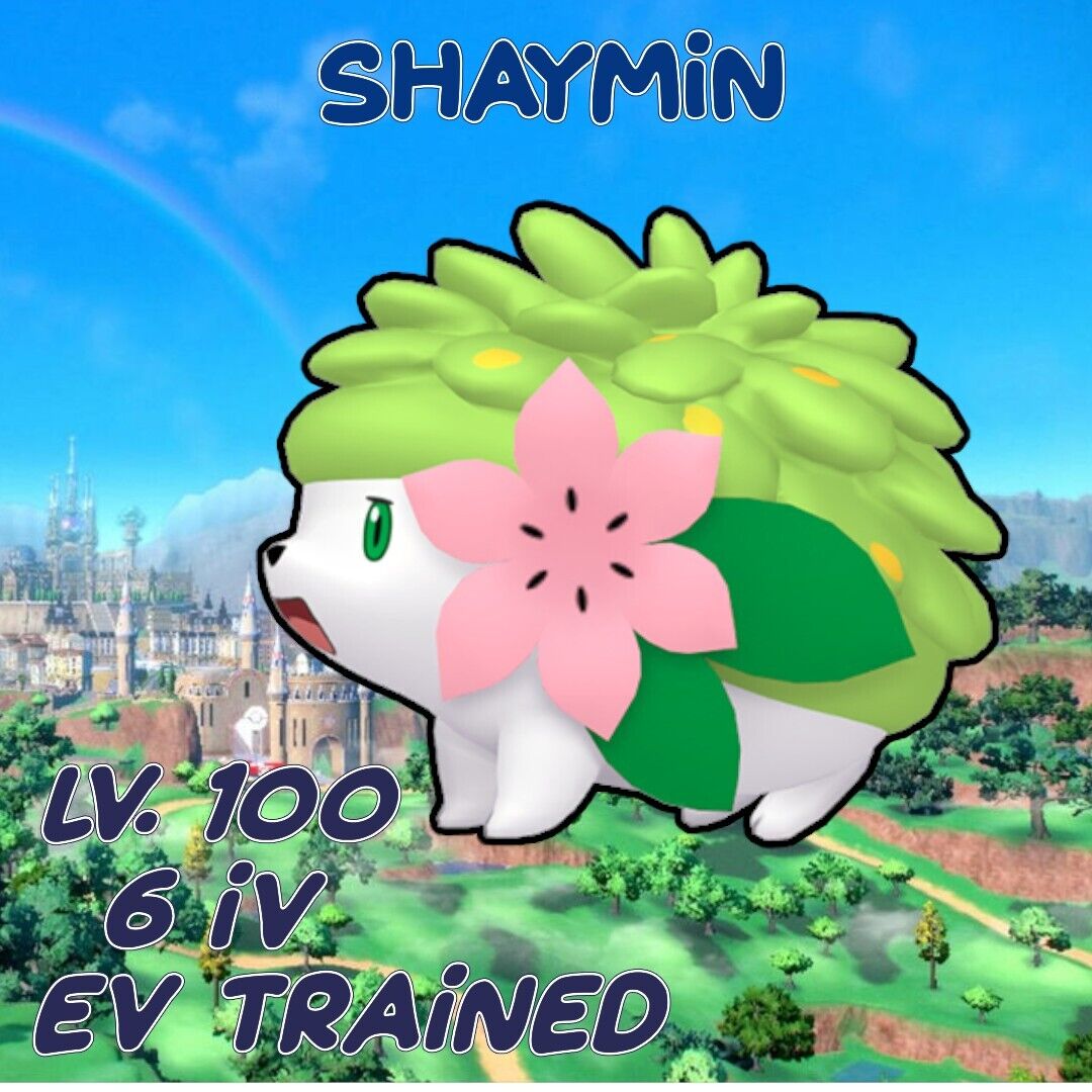 ✨ Shaymin ✨ Pokemon Violet Scarlet ✨ Max Stats All Moves 6 IV