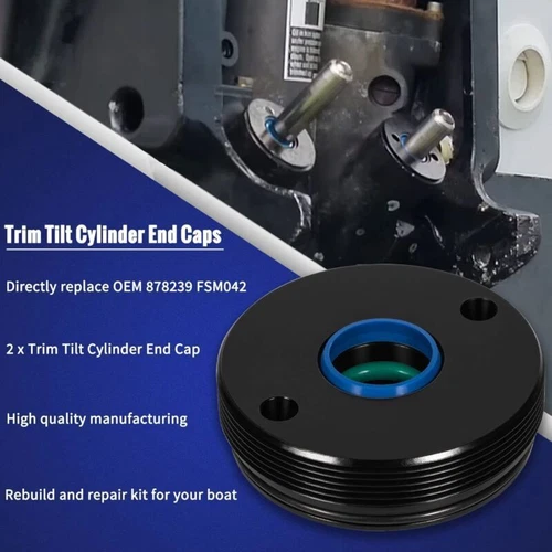 878239 Power Trim/Tilt Cylinder End Cap For Mercury 135-150-175-200-225 Optimax - Bild 13 von 15