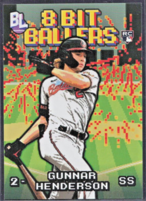 2023 Topps Big League 8 Bit Ballers #8B-9 Gunnar Henderson RC - Orioles - MINT