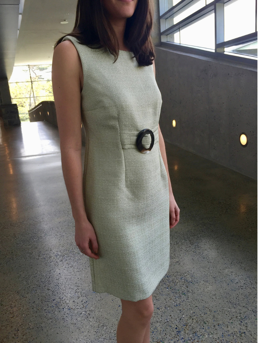 Connected Apparel, Light Green, Sleeveless, Sheath Dress,  Day to Night, Size 6 View 2