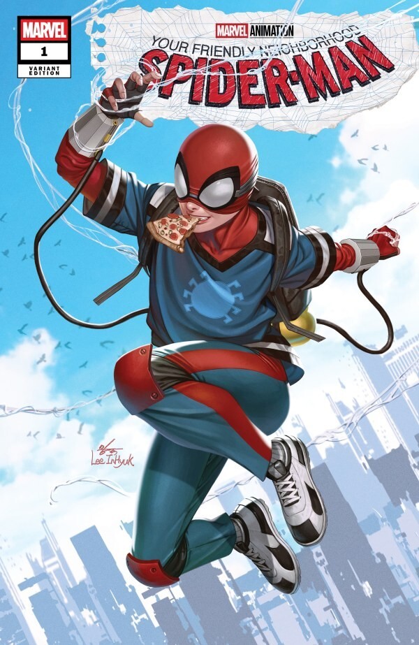 スパイダーマン　アメコミ　リーフレット　ヴァリアント　INHYUK LEE Your Friendly Neighborhood Spider-Man #1 Inhyuk Lee Variant Marvel