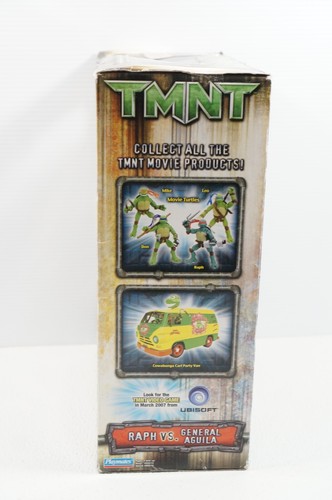 Set Figurine TMNT Raph Vs Generale Aguila 2006 Playmates Raffaello - Foto 4 di 5