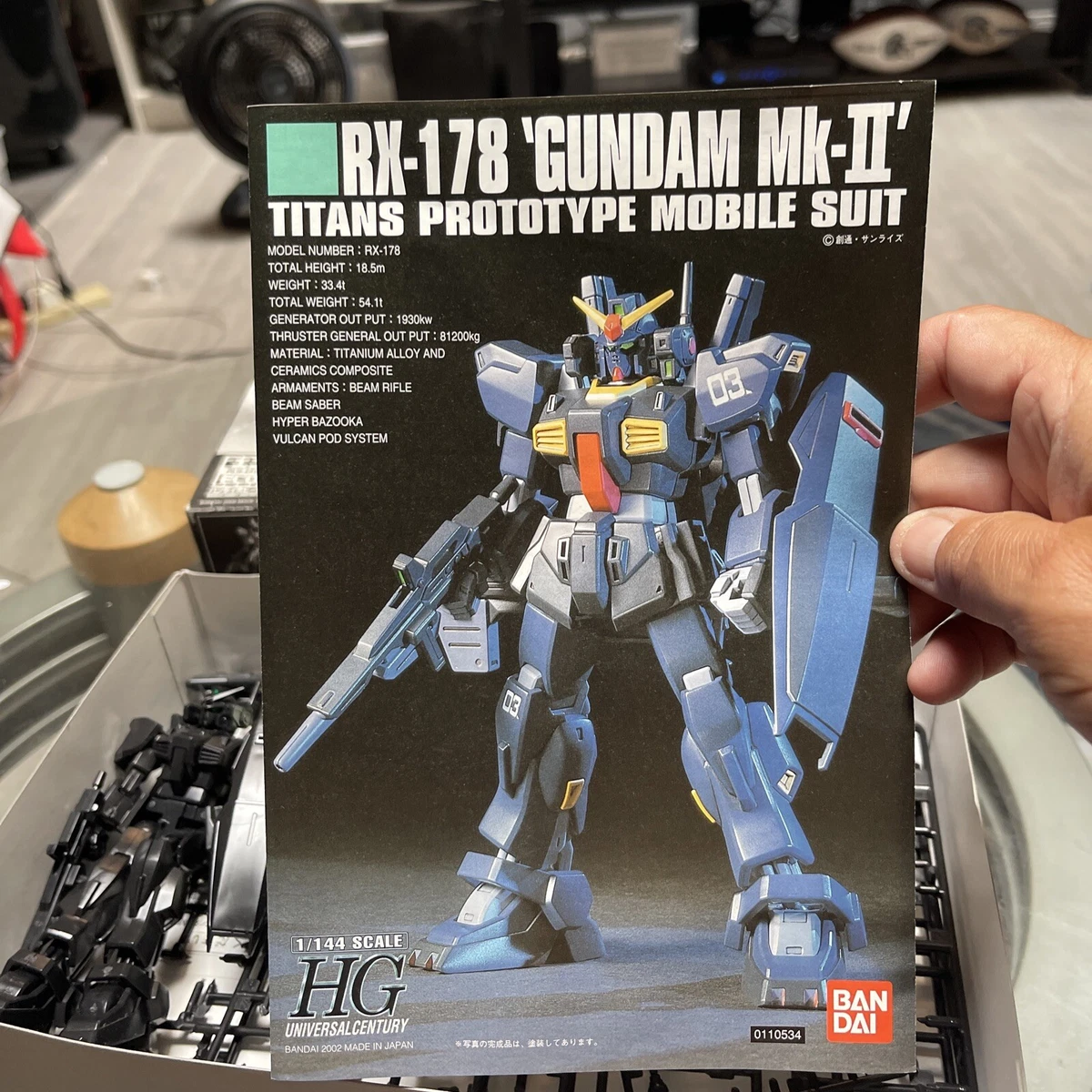 Bandai RX-178 Gundam Mk-II Titans Prototype Mobile Suit