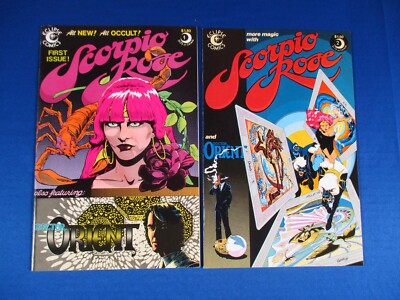 Eclipse Comics Scorpio Rose #1-2 With Doctor Orient Full Set 1983 Bronze Age NM