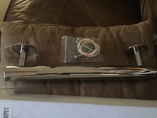 12" Contemporary Stainless Steel Grab Bar Silver WGB5MEPS12