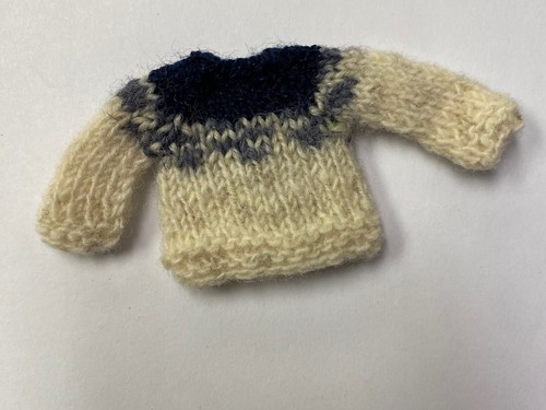 Maglione casa delle bambole in miniatura scala 1:12 #SP-M-29 lavorato a mano - Foto 2 di 5