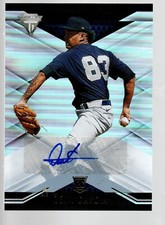 2021 Panini Titanium Autographs #6 Deivi Garcia