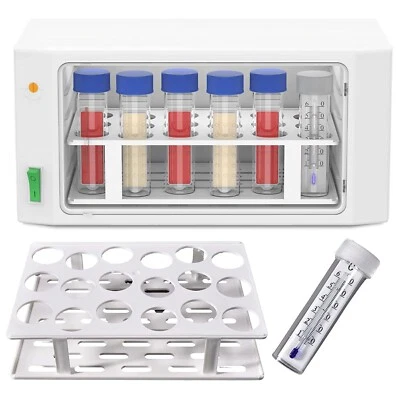Camlab 4L Dipslide Incubator w/ Adjustable Temp Control 25-45°C Accuracy +/- 1°C