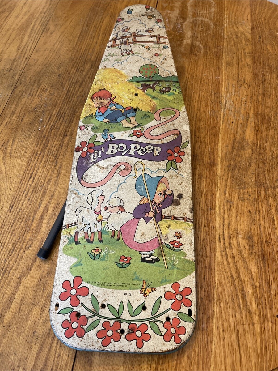 Wolverine Tin Lithograph Toy Ironing Board Featuring Little Bo
