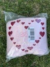 Victoria s Secret Sherpa Heart Logo Fleece Throw Blanket 50X60 New
