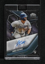 2023 Topps Chrome Black Auto Refractor 137/150 James Outman #CBA-JO Auto 0w3