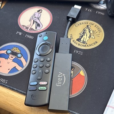 Amazon Fire TV Stick HDMI Wi-Fi Media Streaming Dongle with Remote Control Black
