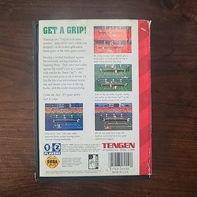 Davis Cup World Tour Tennis Sega Genesis 1993 Complete In Box CIB Tested Working
