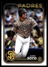 Juan Soto 2024 Topps #50 San Diego Padres FREE SHIPPING AutographDen