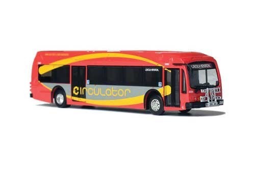 Spur H0 - Proterra ZX-5 Bus Reno RTC Washington DC Circulator -- 870309 Neu