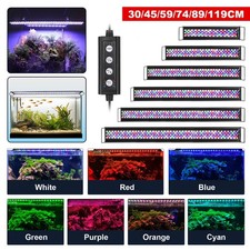 hygger 12 18 24 30 36 48" Fish Tank Light Full Spectrum Aquatic Plant Grow Lamp