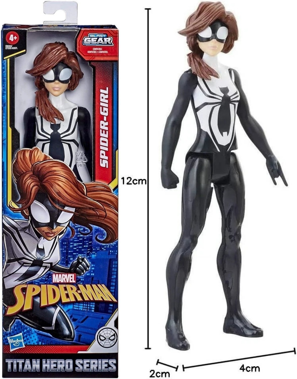 12" / 30cm Marvel Spider-Man Spider-Girl Titan Hero Series Action Figures Toy