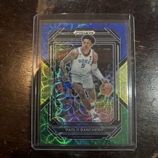 2023-24 Panini Prizm DP Prizms Choice Blue Yellow and Green #74 Paolo Banchero 