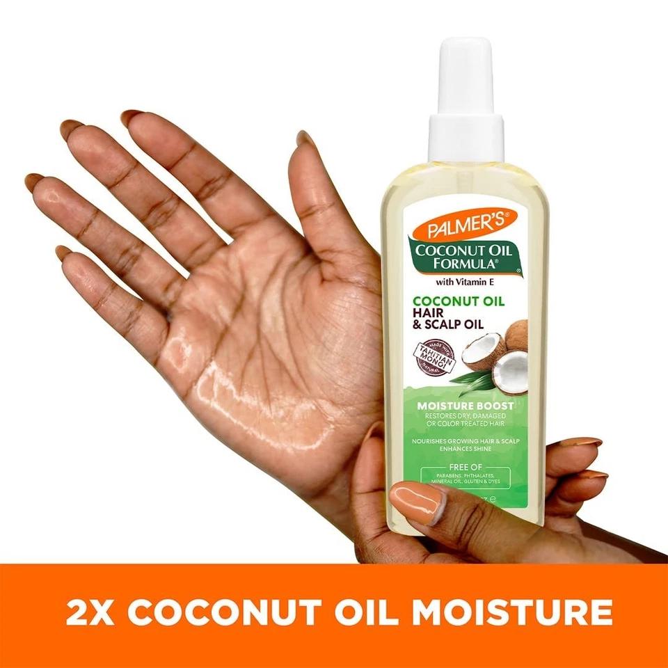Palmers Coconut Oil Moisture Boost Hair and Scalp Oil Unisex 5.1 oz - Image 4 of 4