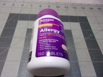 Amazon Basic Care All Day Allergy Relief 150 Count Compare to Allegra Allergy