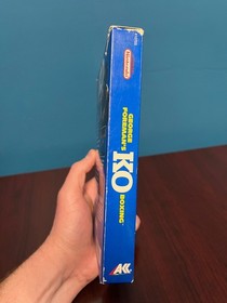 NES George Foreman's KO Boxeo - PROBADO - CIB P&oacute;ster Caja Espuma Manual Nintendo