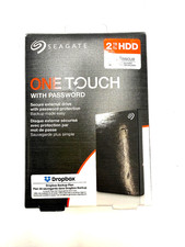 Seagate - One Touch with Password 2TB External USB 3.0 Portable Hard Drive