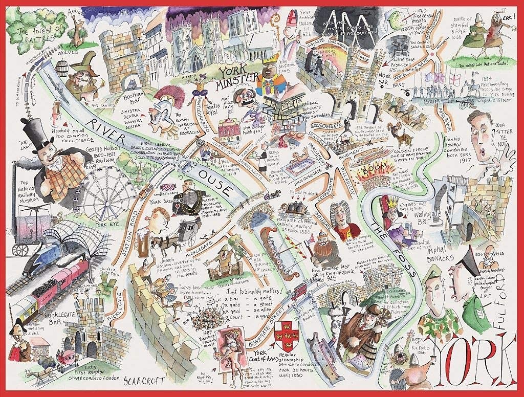 York - Tim Bulmer 1000 Piece Jigsaw Puzzle 7490₽