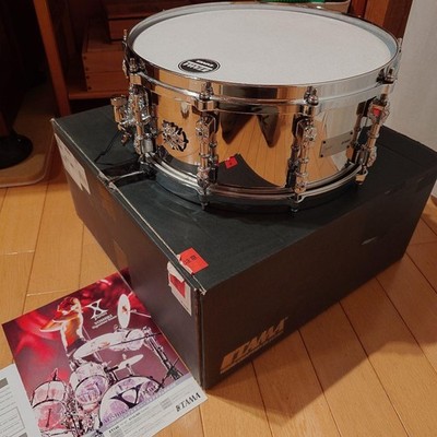 TAMA XY146 YOSHIKI Signature Snare Drum X JAPAN Stainless Steel