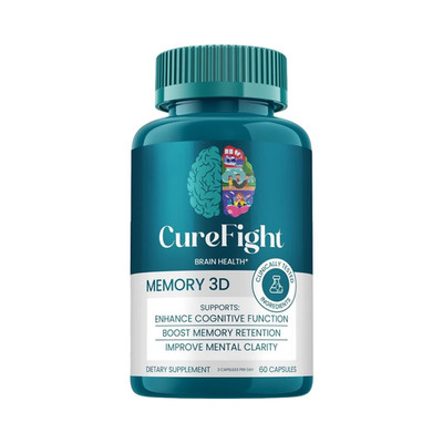 Cure Fight for Memory 3D Capsules, CureFight Brain Support - 60 Capsules