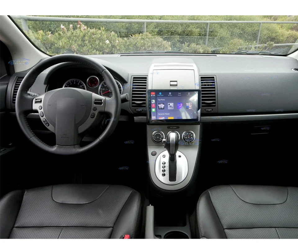 10.1" For Nissan Sentra 2007-2012 CarPlay Android 14 Car Stereo Radio GPS FM RDS - Image 3 of 4
