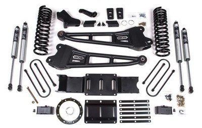 BDS 4'' RADIUS LIFT,FOX 2.0,OVERLOAD,3'' BLOCK,19-24 RAM 3500 DIESEL 4WD,8-BOLT
