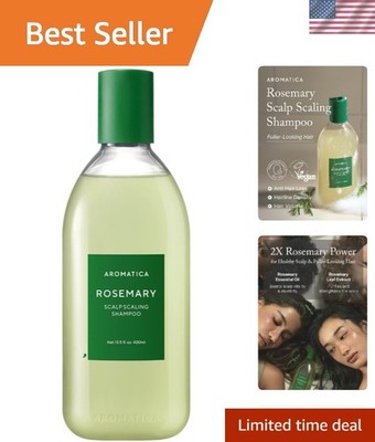 AROMATICA Rosemary Scalp Scaling Shampoo - Thinning Hair Loss  (13.53 oz)