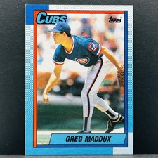 1990 Topps Greg Maddux 715 Chicago Cubs 05