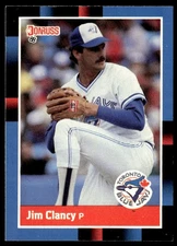 1988 Donruss Jim Clancy Toronto Blue Jays #74