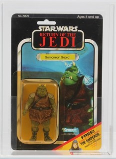 Star Wars 1983 Vintage Kenner ROTJ 65 Back C Gamorrean Guard MOC AFA 75