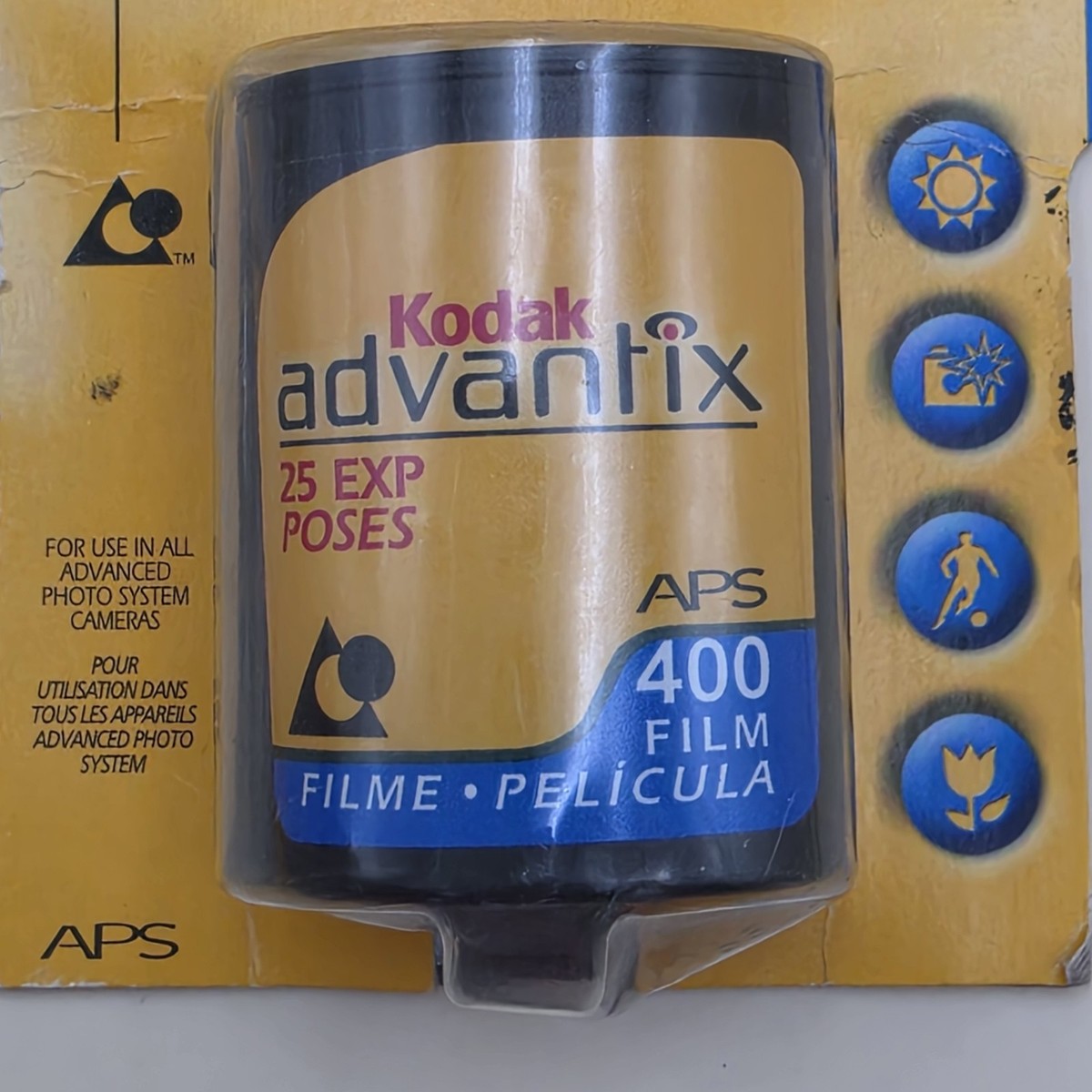 Kodak Advantix 400 - Color print film APS ISO 25 exposures