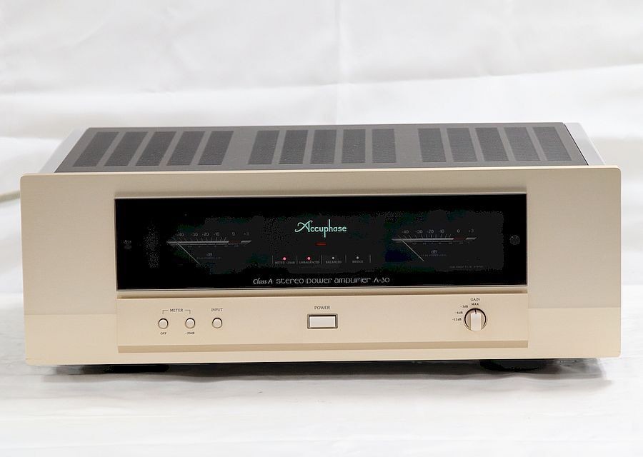 Accuphase A-30 Stereo Power Amplifier Tested, Works Great