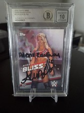 Alexa Bliss Signed 2016 Topps WWE Divas Revolution #13 RC - Inscribed BGS 10!